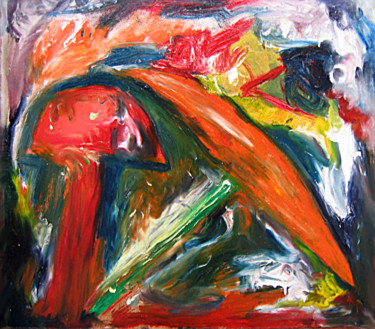 Картина под названием "Mushrooms. Грибы 88" - Dima Wilms, Подлинное произведение искусства, Масло