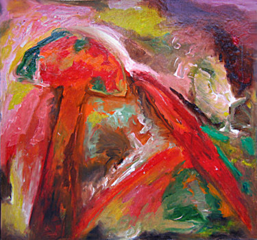 Картина под названием "Mushrooms. Грибы 87…" - Dima Wilms, Подлинное произведение искусства, Масло