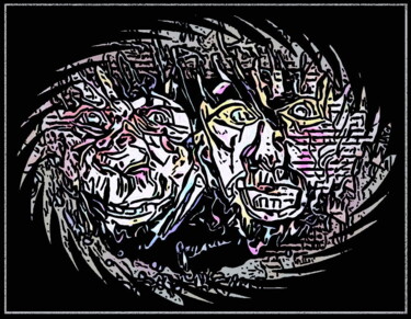 Digital Arts titled "разбойники   The ro…" by Dima Wilms, Original Artwork, 2D Digital Work