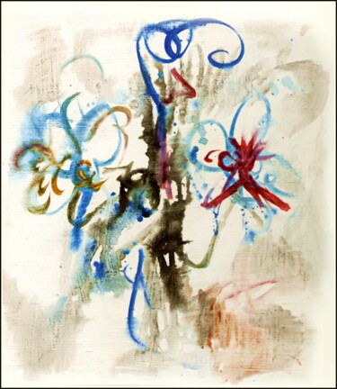 Рисунок под названием "bouquet 15.jpg" - Dima Wilms, Подлинное произведение искусства, Акрил