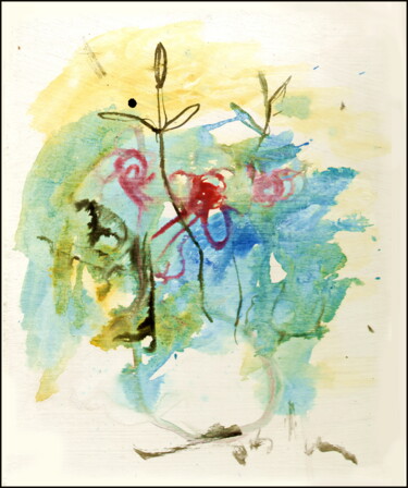 Dessin intitulée "bouquet 20.jpg" par Dima Wilms, Œuvre d'art originale, Acrylique