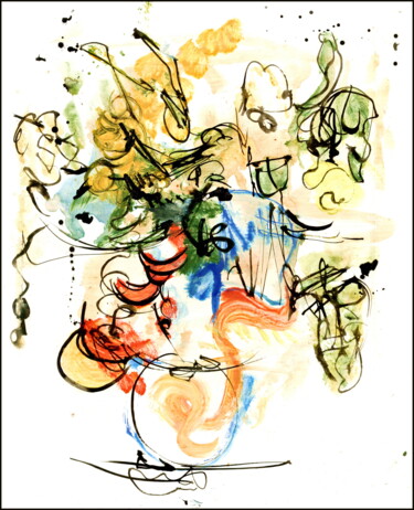 Рисунок под названием "bouquet 43.jpg" - Dima Wilms, Подлинное произведение искусства, Акрил