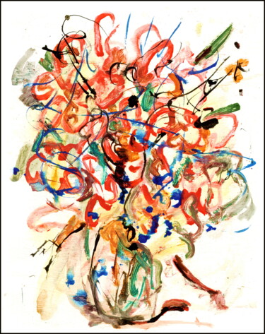 Рисунок под названием "bouquet 74.jpg" - Dima Wilms, Подлинное произведение искусства, Акрил