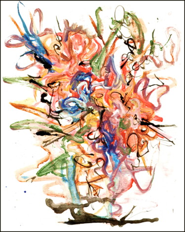 Рисунок под названием "bouquet 77.jpg" - Dima Wilms, Подлинное произведение искусства, Акрил