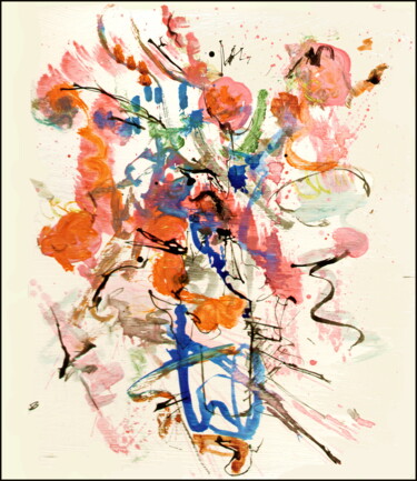 Рисунок под названием "bouquet 79.jpg" - Dima Wilms, Подлинное произведение искусства, Акрил