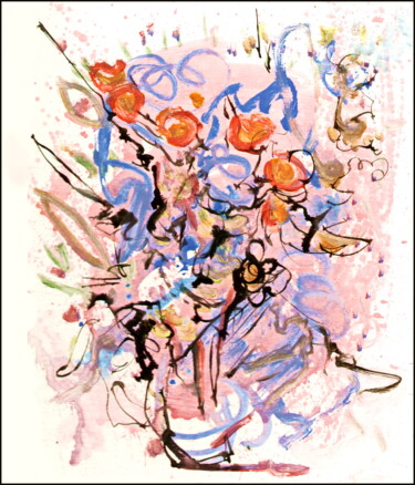 Рисунок под названием "bouquet  81.jpg" - Dima Wilms, Подлинное произведение искусства, Акрил