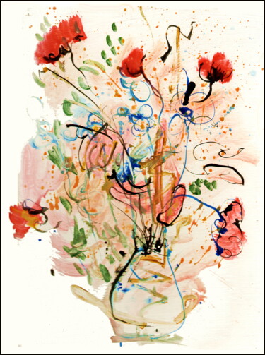 bouquet 84.jpg Рисунок под названием "bouquet 84.jpg" - Dima Wilms, Подлинное произведение искусства, Акрил