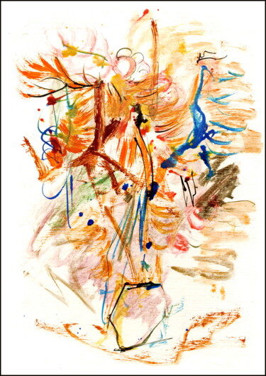 Рисунок под названием "bouquet  94.jpg" - Dima Wilms, Подлинное произведение искусства, Акрил