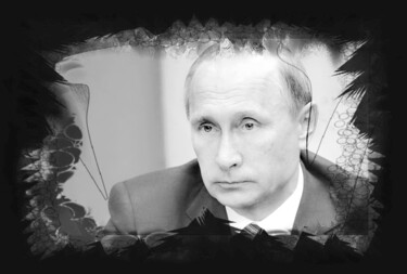 Digital Arts titled "Путин   Putin   6в" by Dima Wilms, Original Artwork, 2D Digital Work
