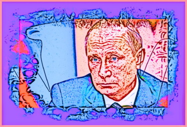 Digital Arts titled "Путин   Putin   6юш" by Dima Wilms, Original Artwork, 2D Digital Work