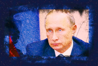 Digital Arts titled "Путин   Putin   6ю" by Dima Wilms, Original Artwork, 2D Digital Work