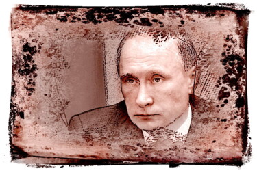 Arte digitale intitolato "Путин   Putin   6б" da Dima Wilms, Opera d'arte originale, Lavoro digitale 2D