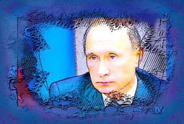 Digital Arts titled "Путин   Putin   6ь" by Dima Wilms, Original Artwork, 2D Digital Work