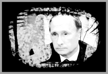 Digital Arts titled "Путин   Putin   6и" by Dima Wilms, Original Artwork, 2D Digital Work