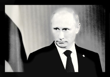 Arts numériques intitulée "Путин   Putin   63" par Dima Wilms, Œuvre d'art originale, Travail numérique 2D