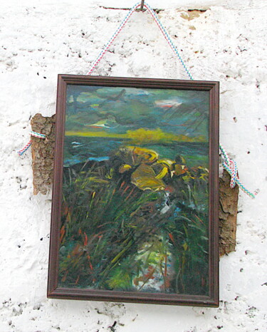 Картина под названием "пейзаж  landscape 66" - Dima Wilms, Подлинное произведение искусства, Масло