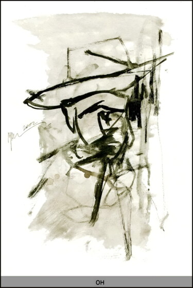 Рисунок под названием "Homme nouveau New m…" - Dima Wilms, Подлинное произведение искусства, Гуашь