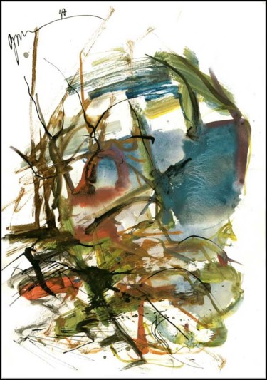 "Forêt coupée Порубл…" başlıklı Resim Dima Wilms tarafından, Orijinal sanat, Guaş boya
