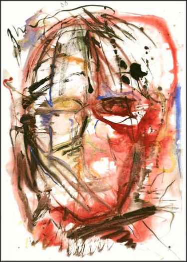 Рисунок под названием "enfin После всего A…" - Dima Wilms, Подлинное произведение искусства, Гуашь