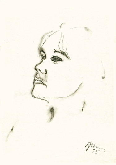 Рисунок под названием "девочка  girl   7" - Dima Wilms, Подлинное произведение искусства, Гуашь