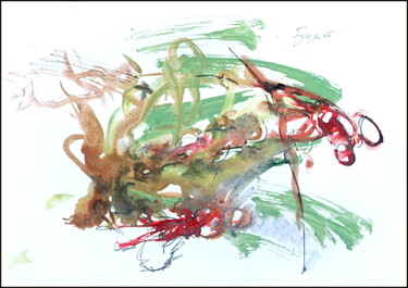 Рисунок под названием "Букет  Bouquet" - Dima Wilms, Подлинное произведение искусства, Гуашь