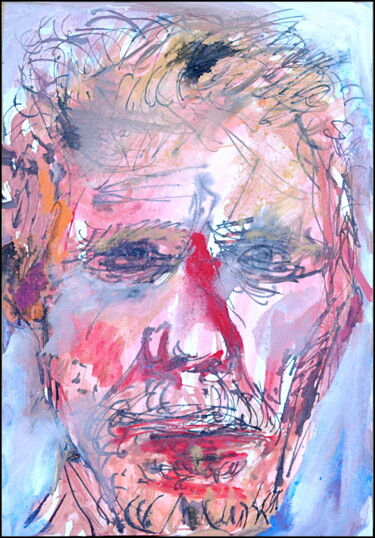 Рисунок под названием "Series " Ugly self-…" - Dima Wilms, Подлинное произведение искусства, Гуашь