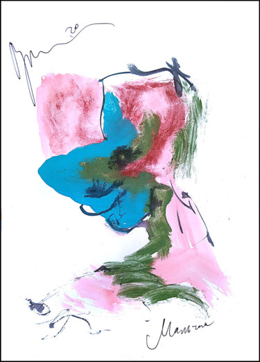 Dessin intitulée "мальчик    garcon…" par Dima Wilms, Œuvre d'art originale, Aquarelle