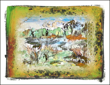 Digital Arts titled "пейзаж  landscape 2…" by Dima Wilms, Original Artwork, 2D Digital Work