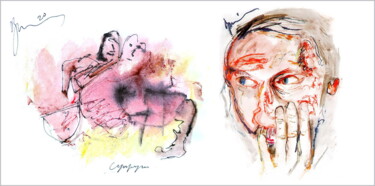 Digital Arts titled "I look at such spou…" by Dima Wilms, Original Artwork, Watercolor