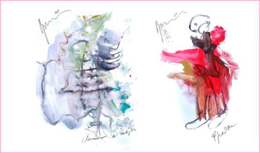Цифровое искусство под названием "Freddie and his sta…" - Dima Wilms, Подлинное произведение искусства, Акварель