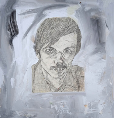 Peinture intitulée "self-portrait as a…" par Dima Wilms, Œuvre d'art originale, Acrylique