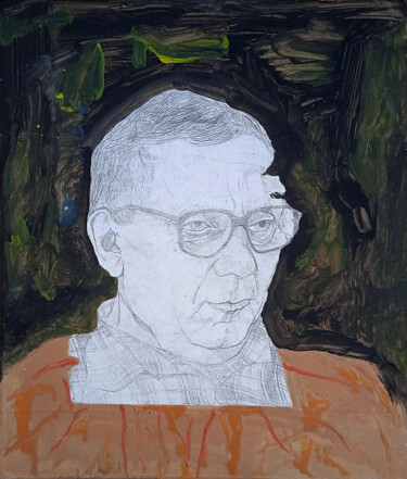 Картина под названием "отец  father5" - Dima Wilms, Подлинное произведение искусства, Акрил