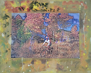 제목이 "велосипедист   cycl…"인 미술작품 Dima Wilms로, 원작, 아크릴