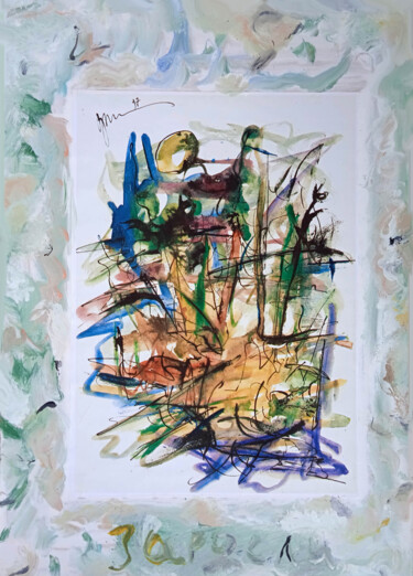 Рисунок под названием "заросли   thickets…" - Dima Wilms, Подлинное произведение искусства, Акрил