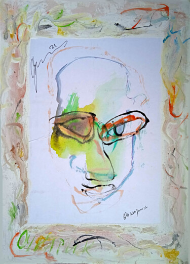 Рисунок под названием "очкарик   bespectac…" - Dima Wilms, Подлинное произведение искусства, Акрил