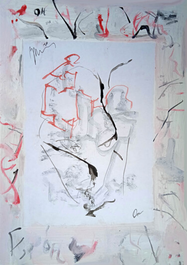 Рисунок под названием "Он  He  Il" - Dima Wilms, Подлинное произведение искусства, Акрил