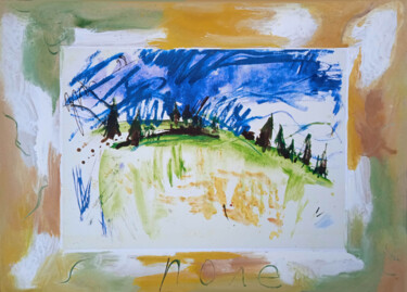 Рисунок под названием "поле    field 79" - Dima Wilms, Подлинное произведение искусства, Акрил