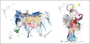 "catches butterflies…" başlıklı Dijital Sanat Dima Wilms tarafından, Orijinal sanat, Suluboya