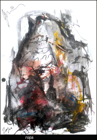 Рисунок под названием "гора  mountain 825" - Dima Wilms, Подлинное произведение искусства, Акварель
