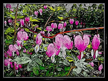 Artes digitais intitulada "цветы   flowers 1 ич" por Dima Wilms, Obras de arte originais, Fotografia Manipulada