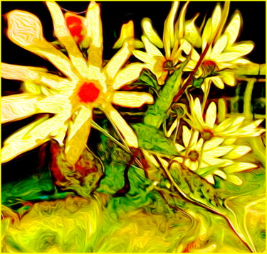 Arte digitale intitolato "цветы   flowers 1 ти" da Dima Wilms, Opera d'arte originale, Fotografia manipolata