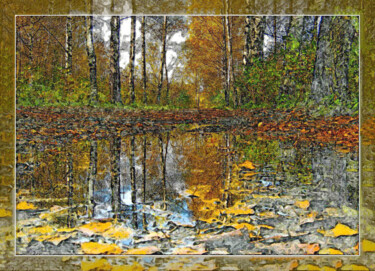 Digital Arts titled "пейзаж  landscape 6…" by Dima Wilms, Original Artwork, Manipulated Photography