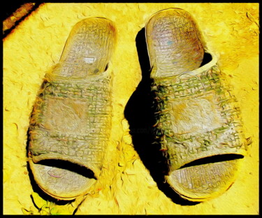 Digital Arts titled "тапочки   slippers4" by Dima Wilms, Original Artwork, Manipulated Photography