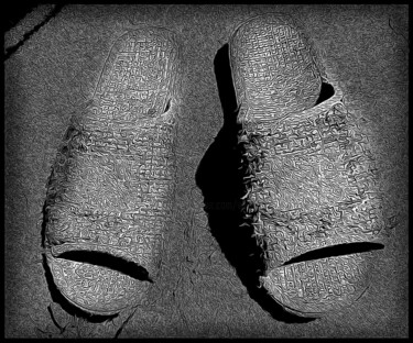 Arts numériques intitulée "тапочки   slippers5" par Dima Wilms, Œuvre d'art originale, Photographie manipulée