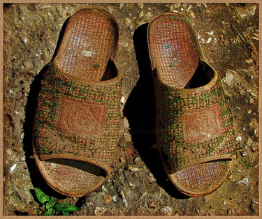 Artes digitais intitulada "тапочки   slippers8" por Dima Wilms, Obras de arte originais, Fotografia Manipulada