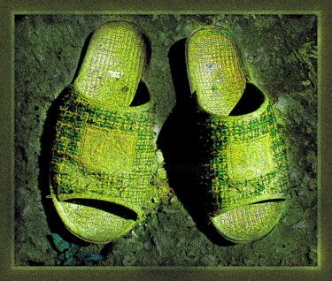 Digital Arts titled "тапочки   slippers…" by Dima Wilms, Original Artwork, Manipulated Photography
