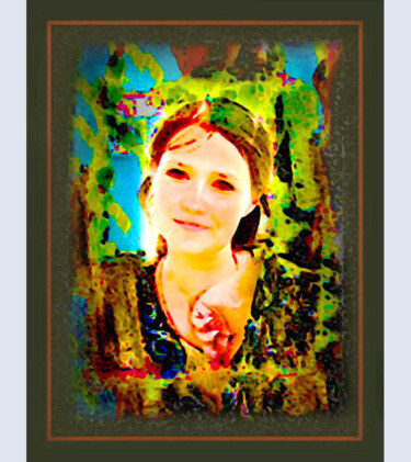 Digital Arts titled "Ирина Irina 1д" by Dima Wilms, Original Artwork, Manipulated Photography