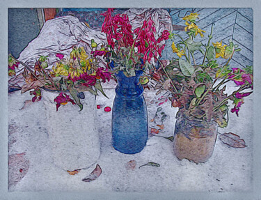 Digitale Kunst getiteld "цветы   flowers 1 п…" door Dima Wilms, Origineel Kunstwerk, Gemanipuleerde fotografie
