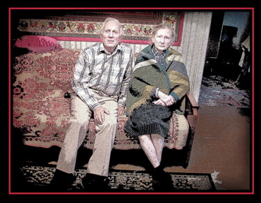 Цифровое искусство под названием "отец с сестрой 2" - Dima Wilms, Подлинное произведение искусства, Манипулированная фотогра…