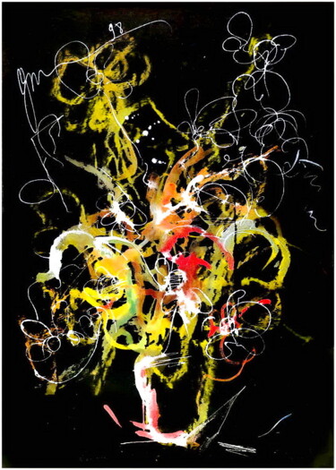 Digitale Kunst mit dem Titel "букет   bouquet 59 ж" von Dima Wilms, Original-Kunstwerk, Aquarell